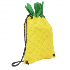 KID030 Pineapple Shaped Drawstring Bag