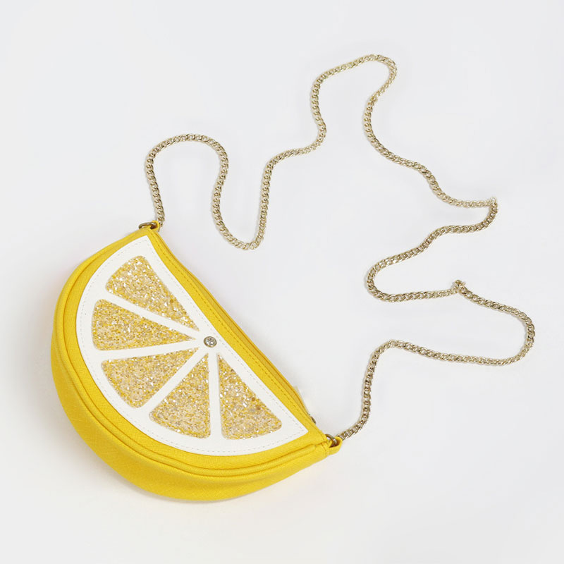 KID032 Lemon Shapde Sling Bag