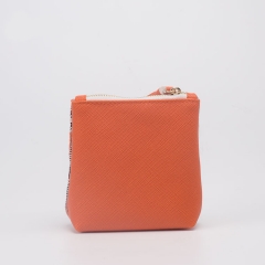 FAS050 Woven Cotton With PVC leater Bag