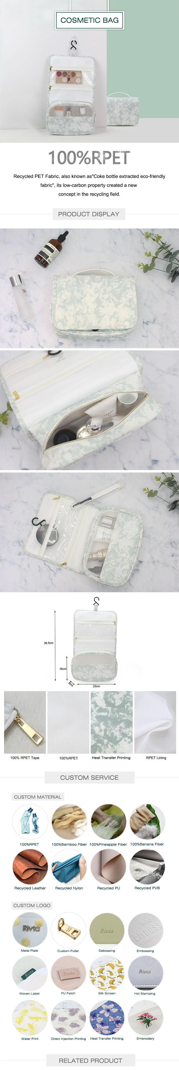 Travel Essential Toilery Bag Recycled PET - TRA037