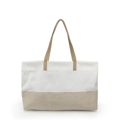 Everyday Shopping Handbag Bamboo Fiber Jute - HAB077