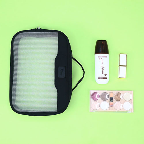 Travel Beauty Makeup Case Recycled PET Nylon Mesh - CBT130
