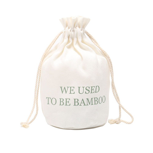 Travel Beauty Drawstring Bag Bamboo Fiber - CBB005