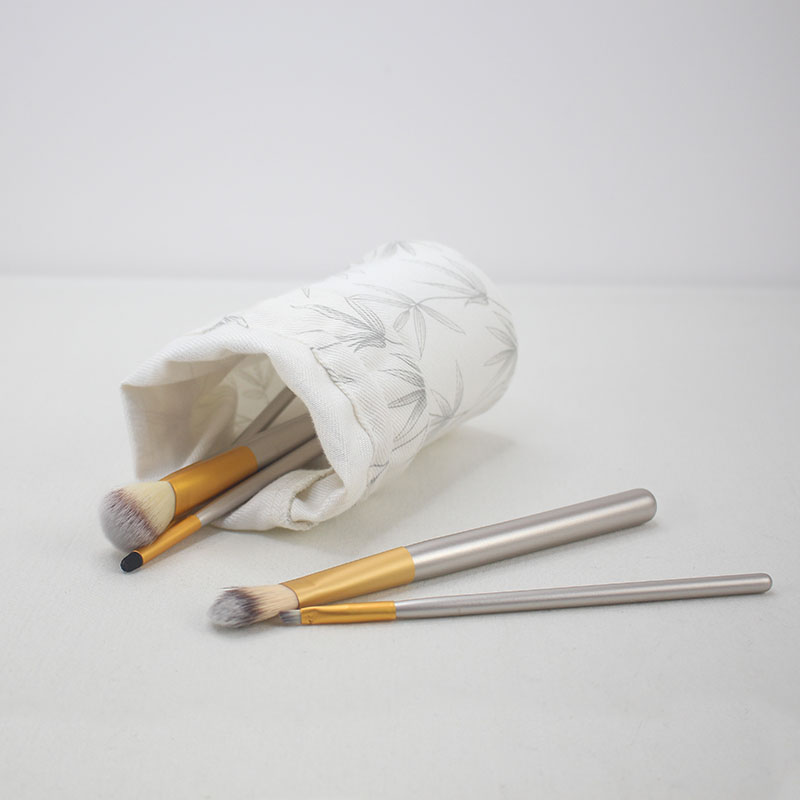Small Beauty Drawstring Bag Bamboo Fiber - CBB056