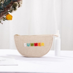 Small Pouch Cosmetic Bag Jute - CBJ020