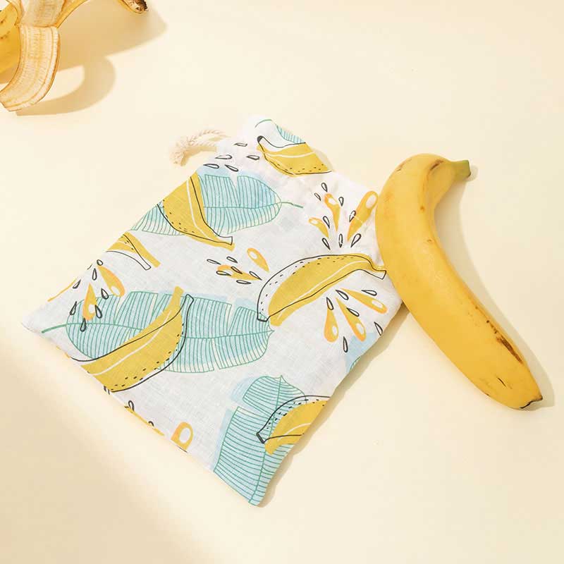 Travel Beauty Drawstring Bag Banana Fiber - CNC135