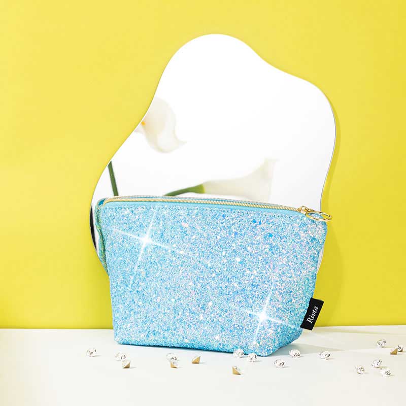 Essential Pouch Cosmetic Bag Glitter - CBG031