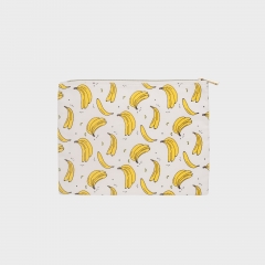 Flat Pouch Cosmetic Bag Banana Fiber - CNC046