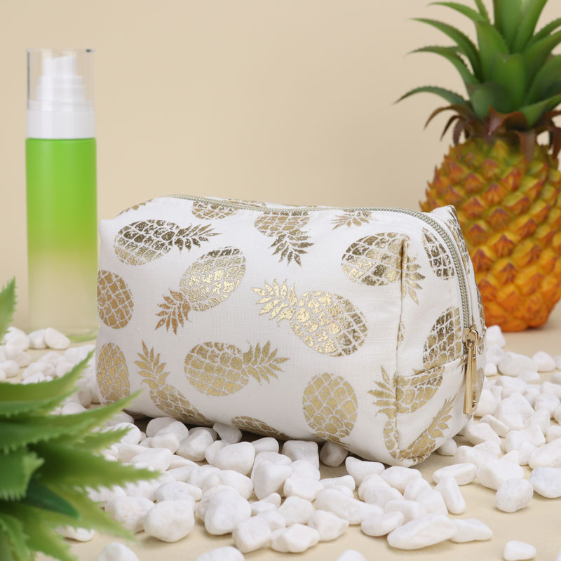 Small Pouch Cosmetic Bag Pineapple Fiber - CNC065