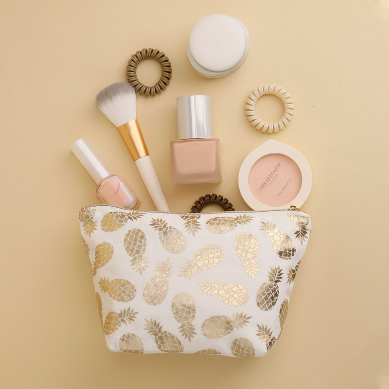 Essential Pouch Cosmetic Bag Pineapple Fiber - CNC068