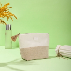 Essential Pouch Cosmetic Bag Bamboo Fiber Jute - CBB043