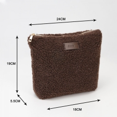 Essential Pouch Cosmetic Bag RPET Polyester Sherpa - CBR264