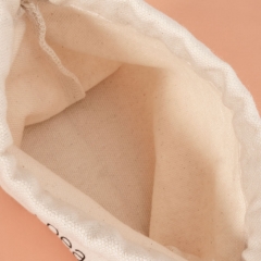 Travel Beauty Drawstring Bag 100% Cotton - CBC158