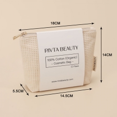 Small Pouch Cosmetic Bag Organic Cotton - CBC138