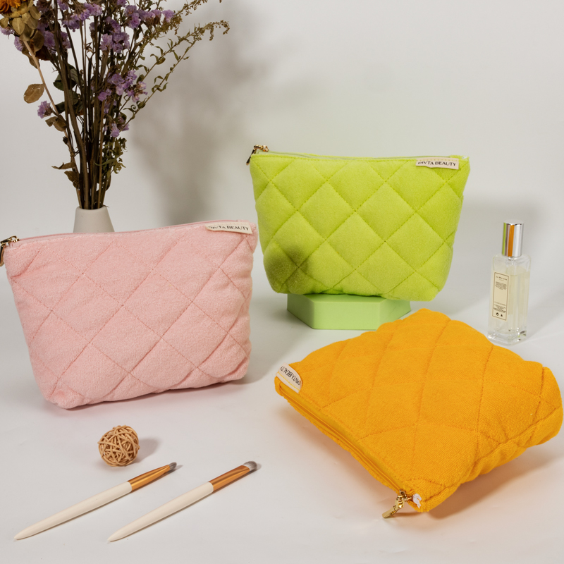 Essential Pouch Cosmetic Bag CVC Towel (Cotton) - CBC151
