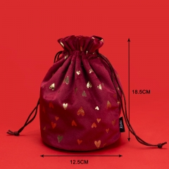 Essential Beauty Drawstring Bag RPET Velvet - CBR277