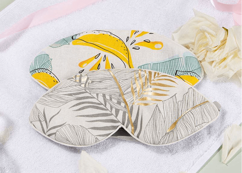 Pineapple fiber and banana fiber eye mask