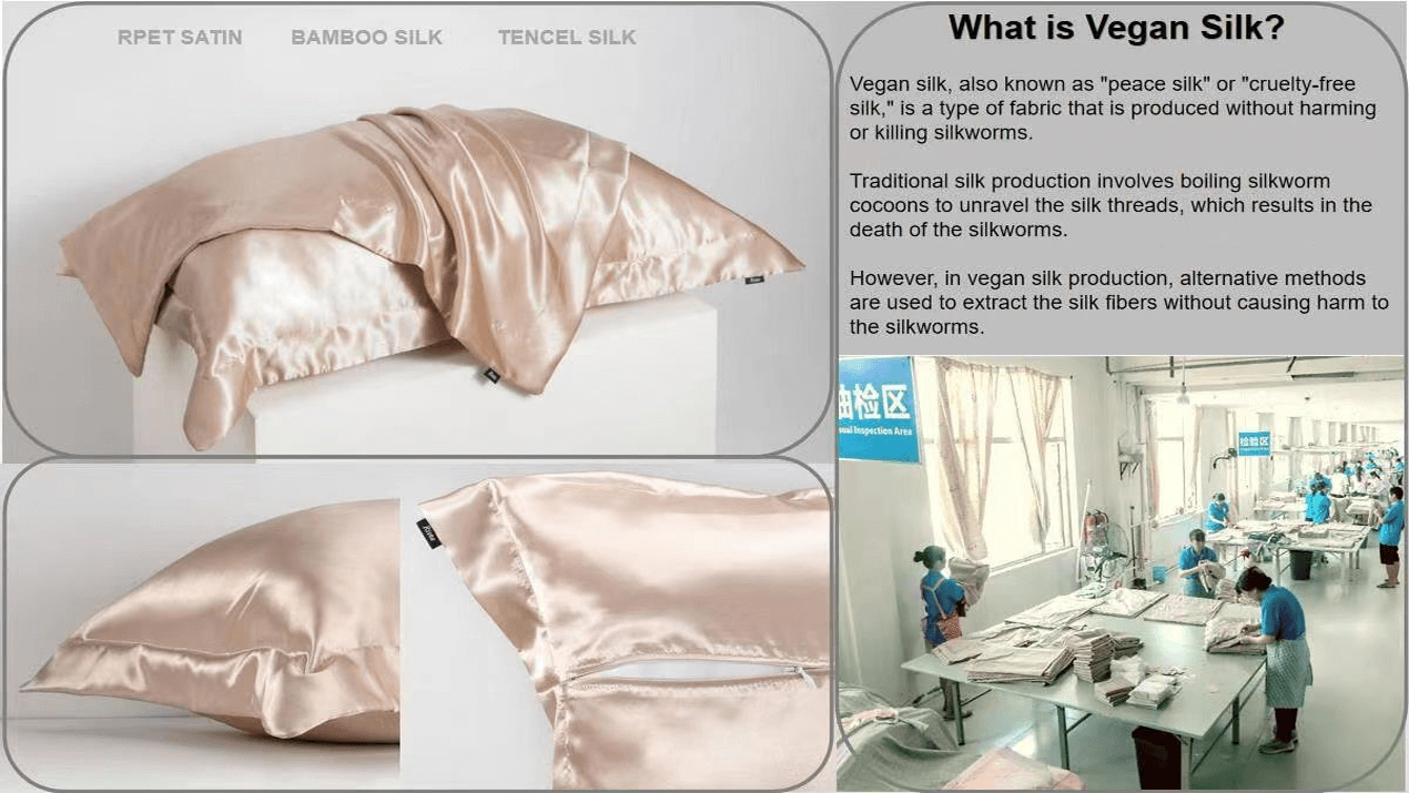 Vegan silk pillowcase manufacturer