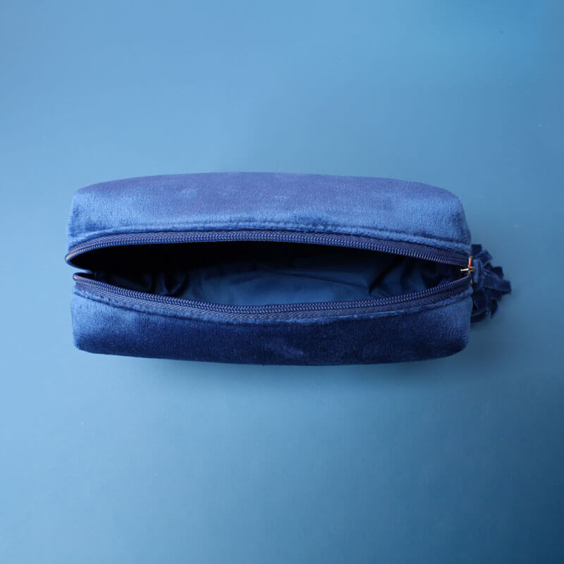 Small Pouch Cosmetic Bag RPET Velvet - CBR239