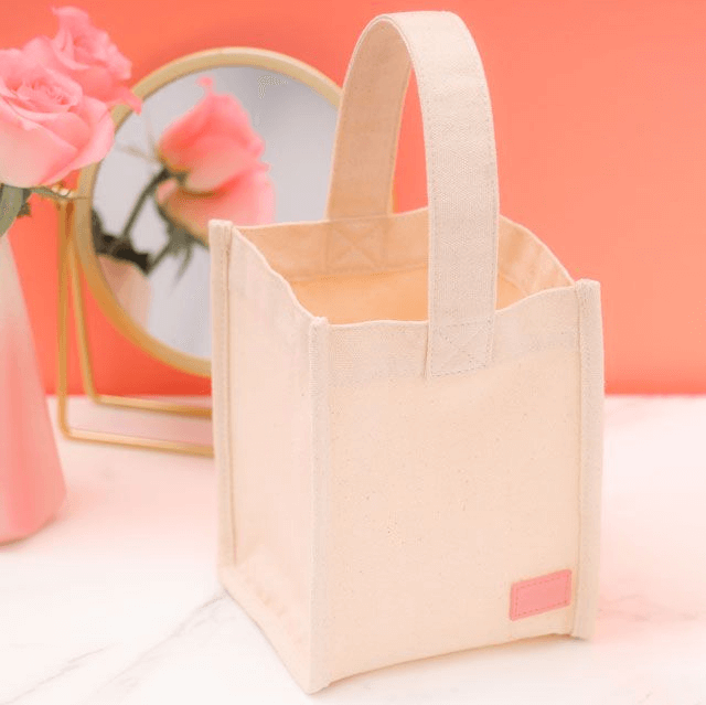 Cotton hand bag