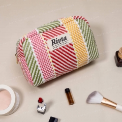 Small Pouch Cosmetic Bag Cotton Thread Woven - CBO089