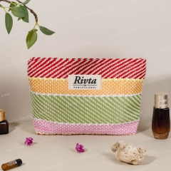 Essential Pouch Cosmetic Bag Cotton Thread Woven - CBO090