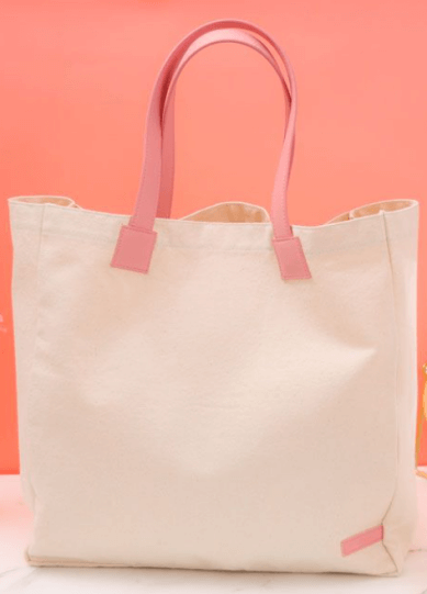 Canvas tote shopping bag