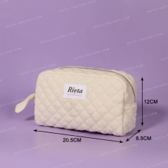 Essential Pouch Cosmetic Bag Cotton Gauze - CBC178