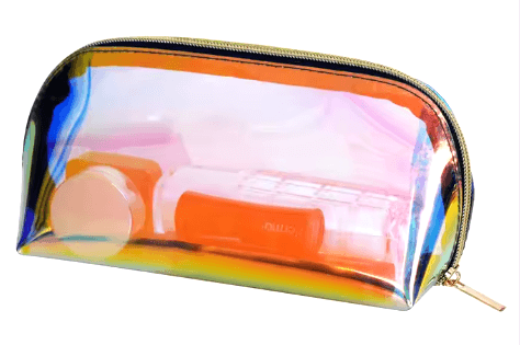 clear cosmetic makeup bag