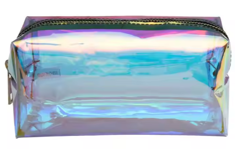 transparent makeup bag