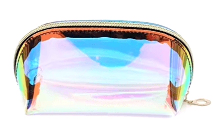 transparent makeup bag