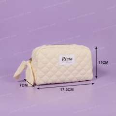 Small Pouch Cosmetic Bag Cotton Gauze - CBC177