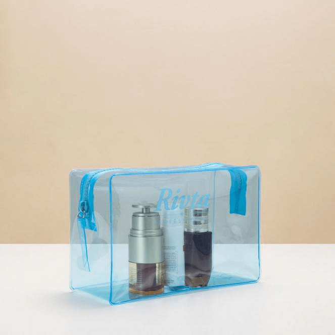 transparent cosmetic bag