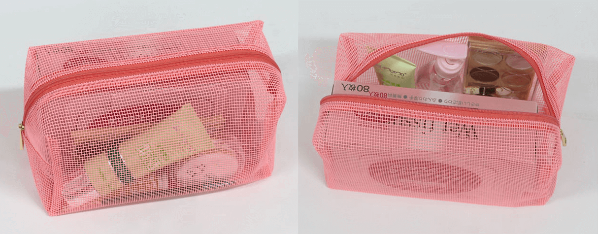 mesh makeup bag