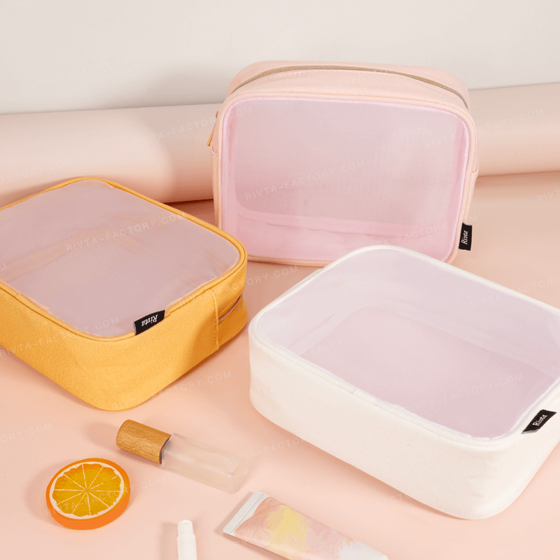 Transparent Cosmetic Bag Made Of Bamboo Fiber - CBT251