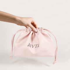 Medium Drawstring Bag Made Of Recycled PU - CBP225
