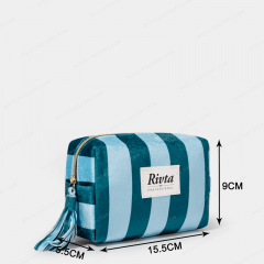 Samll Print Cosmetic Bag RPET Velvet - CBR320