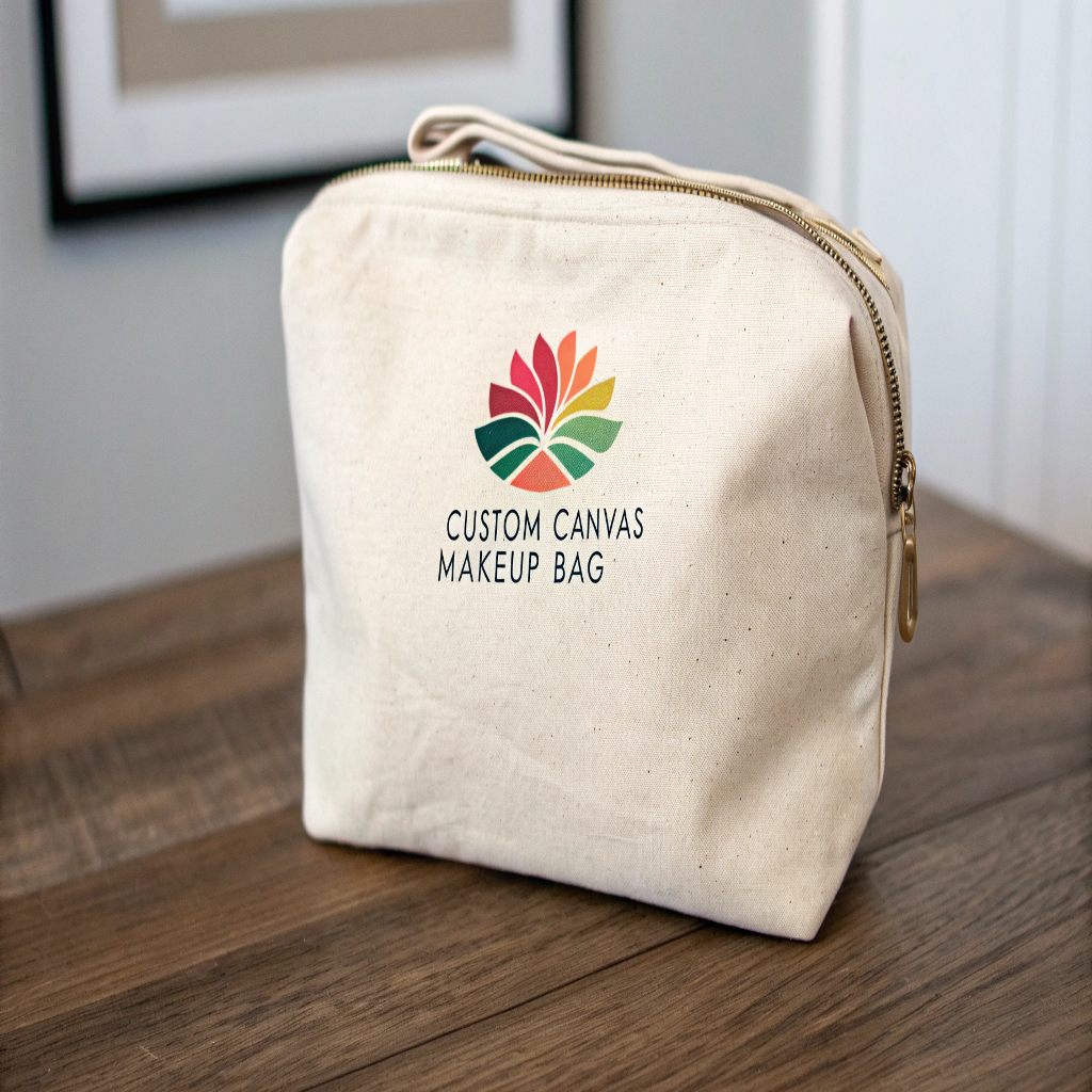 Durable Canvas and Cotton Makeup Bags Durable Canvas and Cotton Makeup Bags