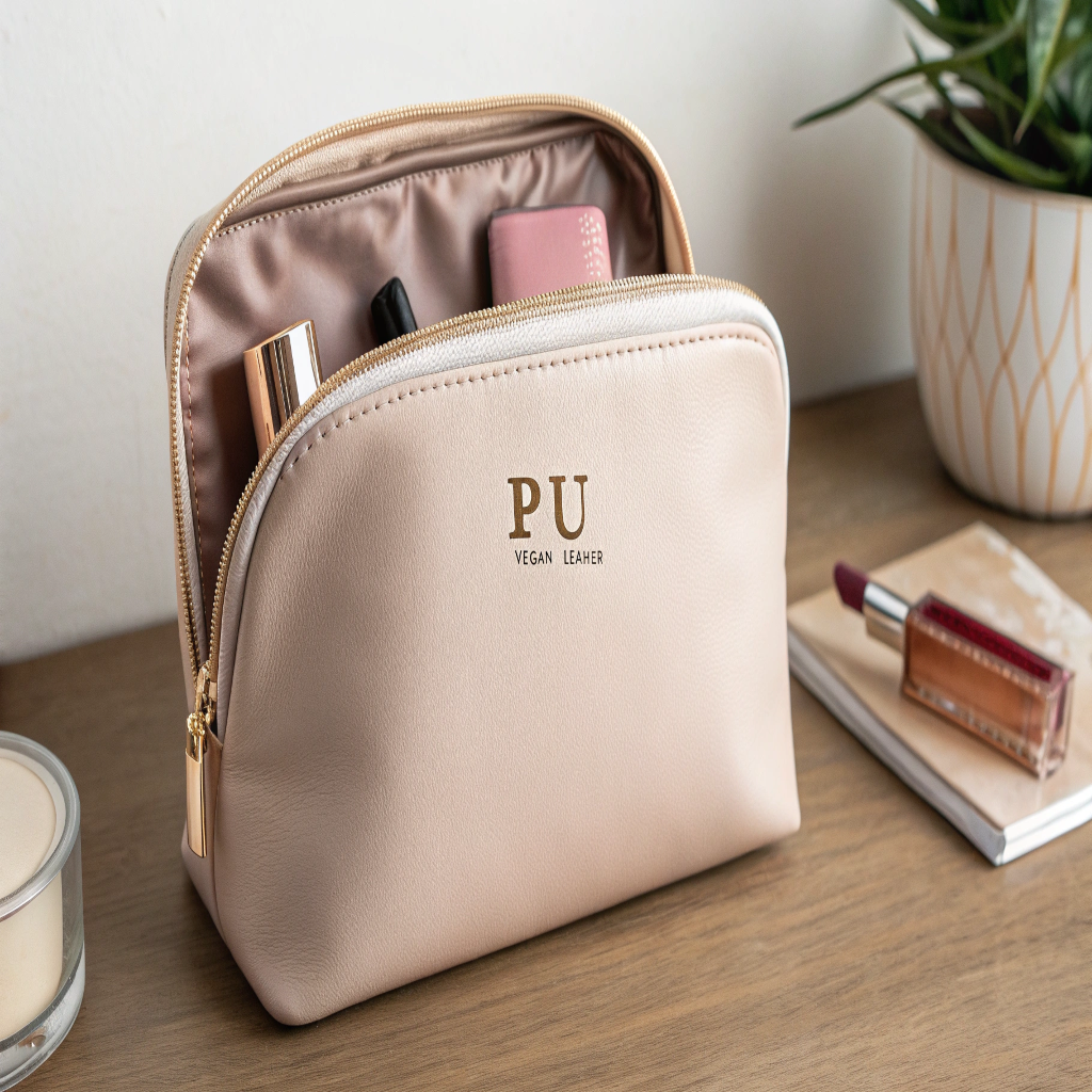 Premium Vegan PU Leather Makeup Bag Premium Vegan PU Leather Makeup Bag