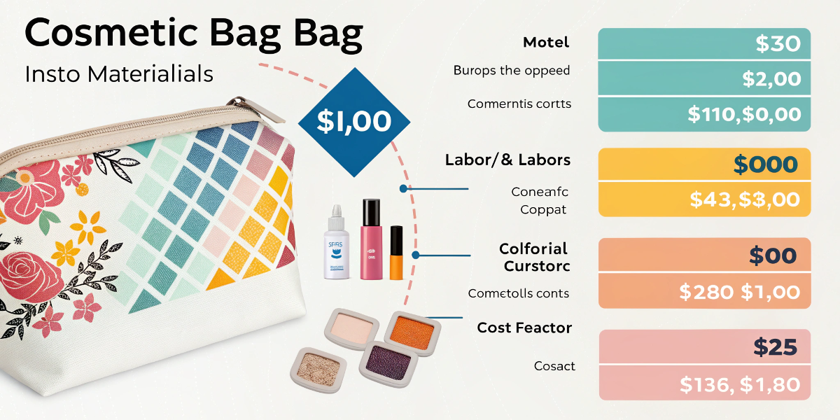 Cost Breakdown of a Private Label Cosmetic Bag Cost Breakdown of a Private Label Cosmetic Bag