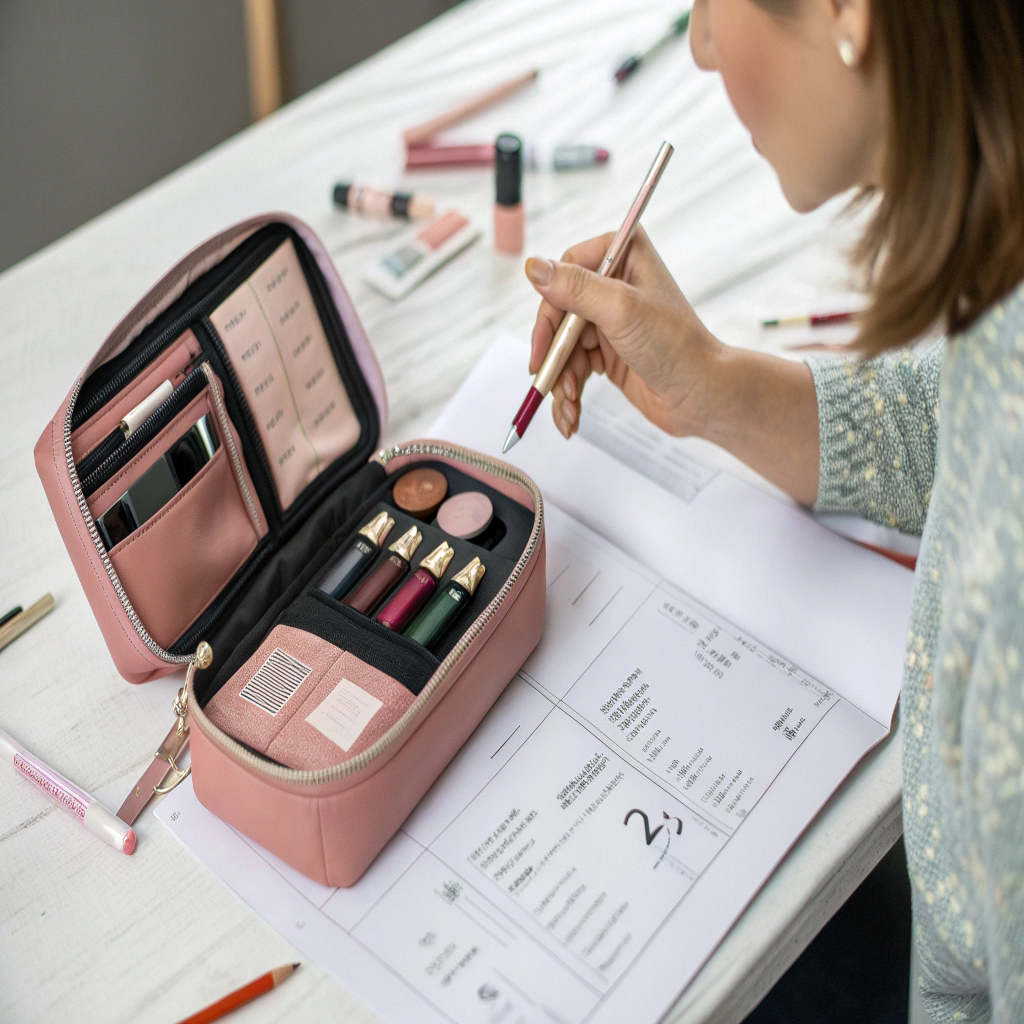 Makeup Bag Customization and Sampling Process Makeup Bag Customization and Sampling Process