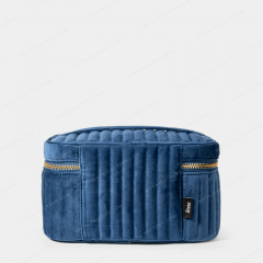 Quilted Makeup Case RPET Velvet - CBR318