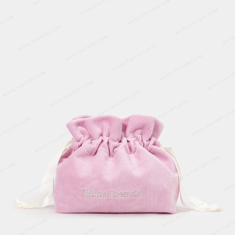Corduroy Cosmetic Bags Made Of 100% Recycled Material - CBR321