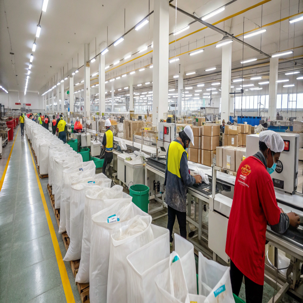 Inside a Cosmetic Bag Factory Inside a Cosmetic Bag Factory